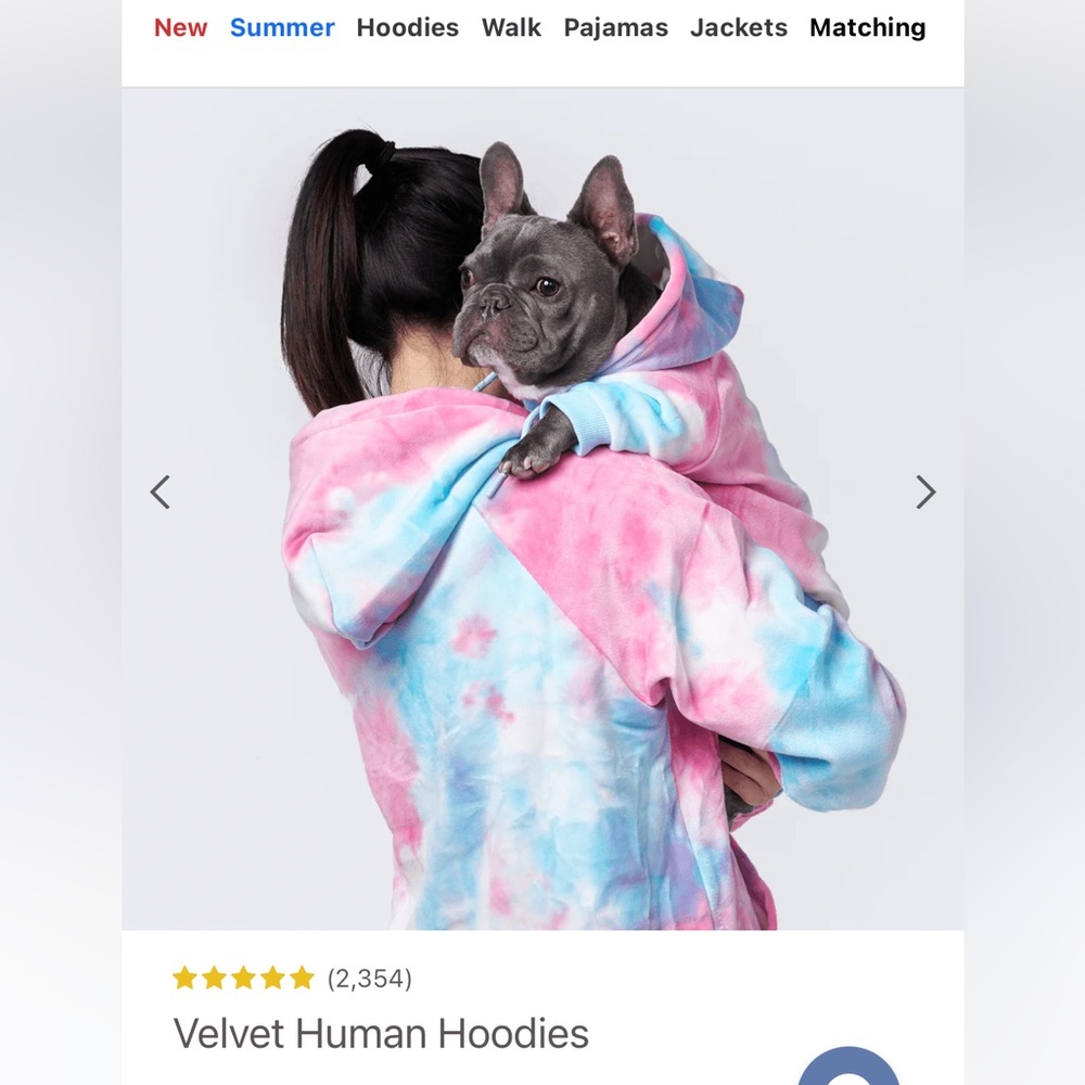 Spark Paws Matching Dog & Human Hoodies